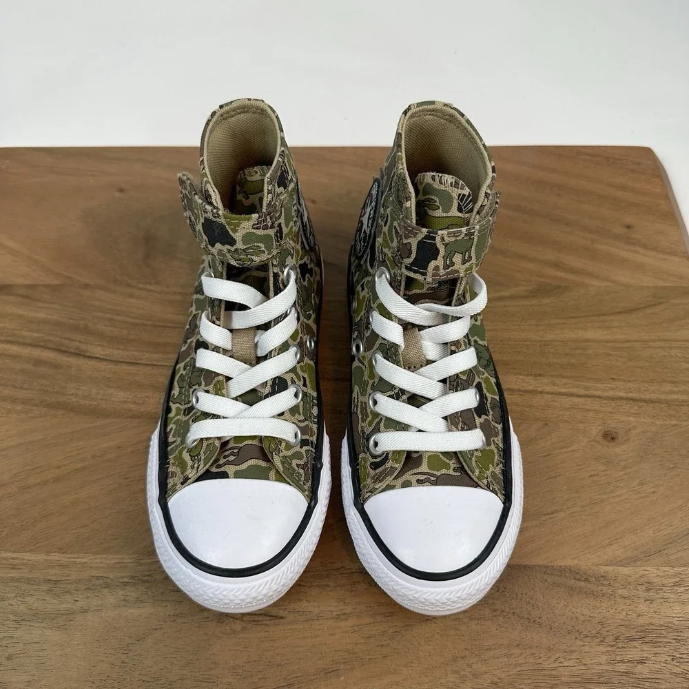 New Kids Converse Chuck Taylor All Star‎ Dog Print Nomad High Top Sneaker Sz 12